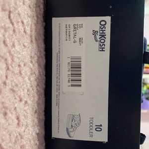 Osh Kosh zip up sneakers